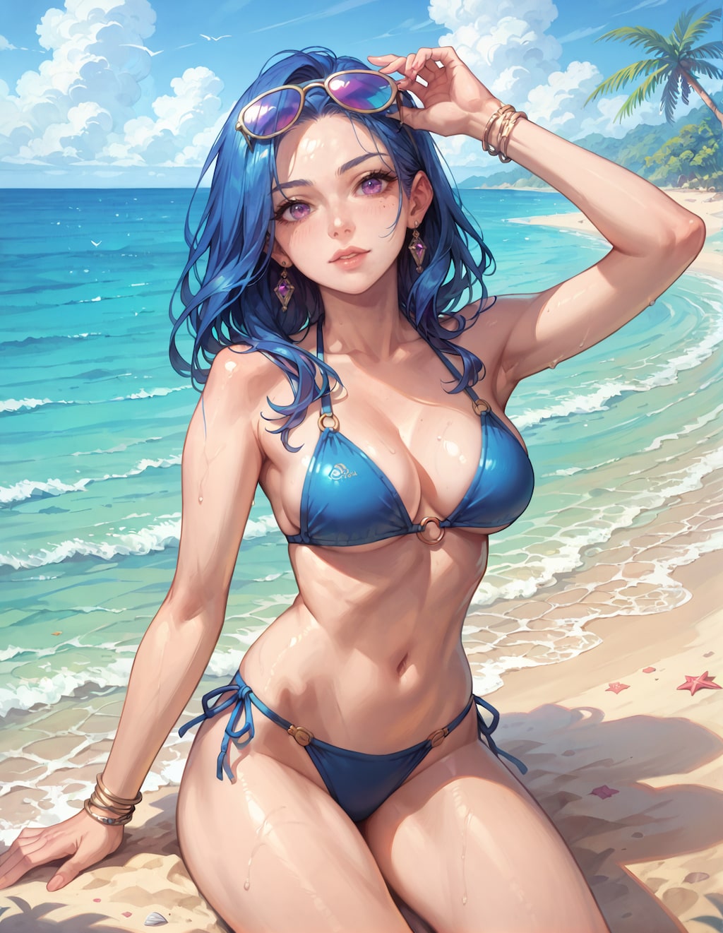 【オリジナルキャラクター】水着⑨