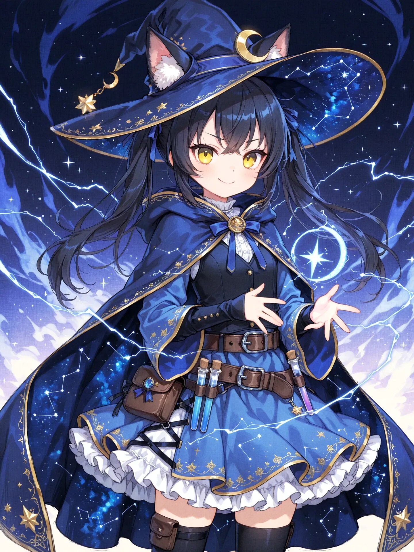 魔法が好きなツインテールちゃん | の人気AIイラスト・グラビア