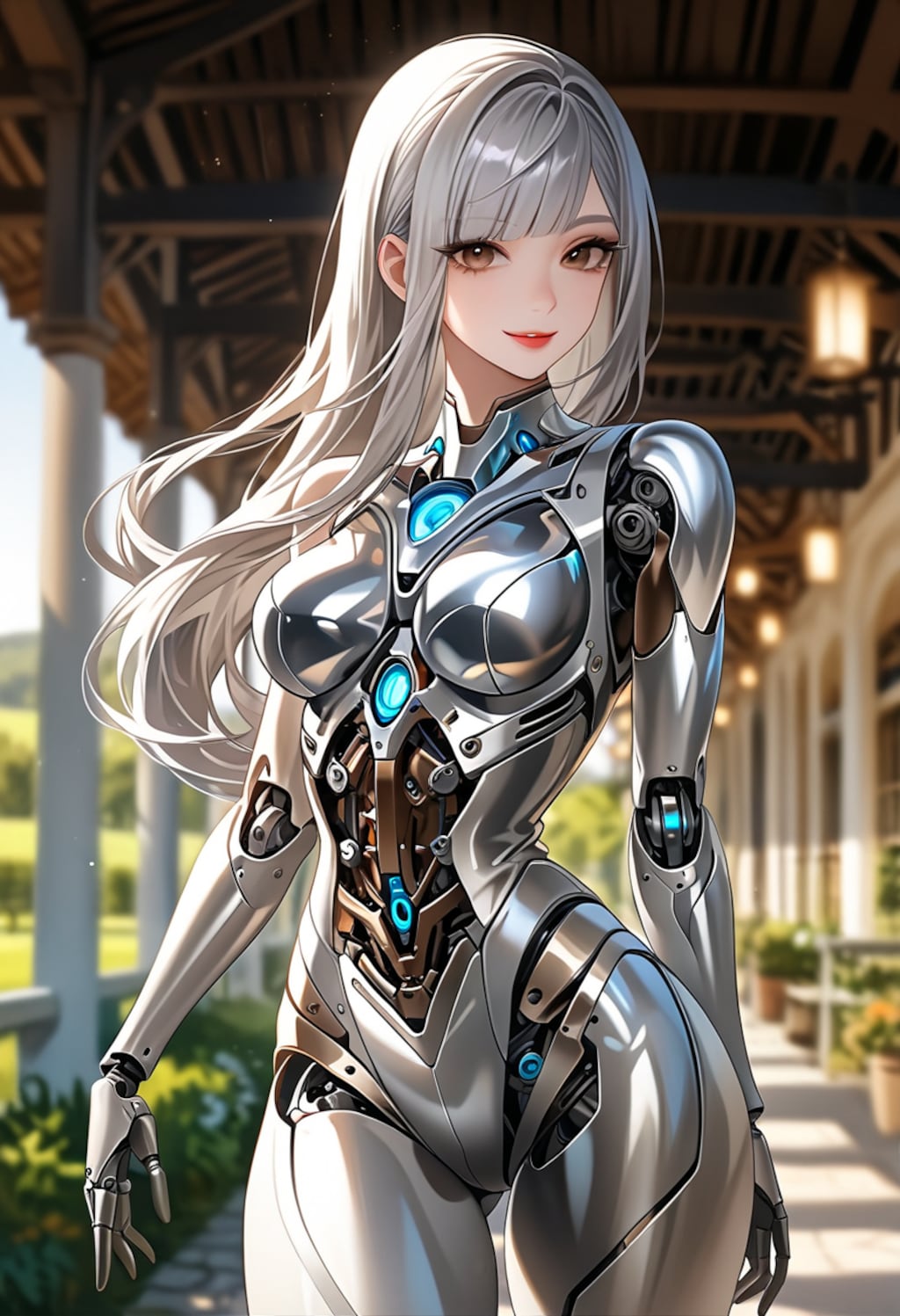 立ち姿のメカ子