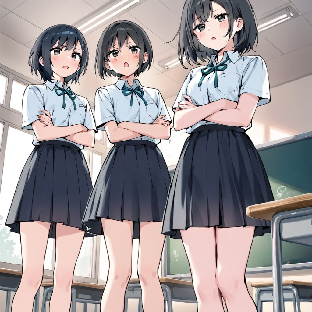 腕組み3人組