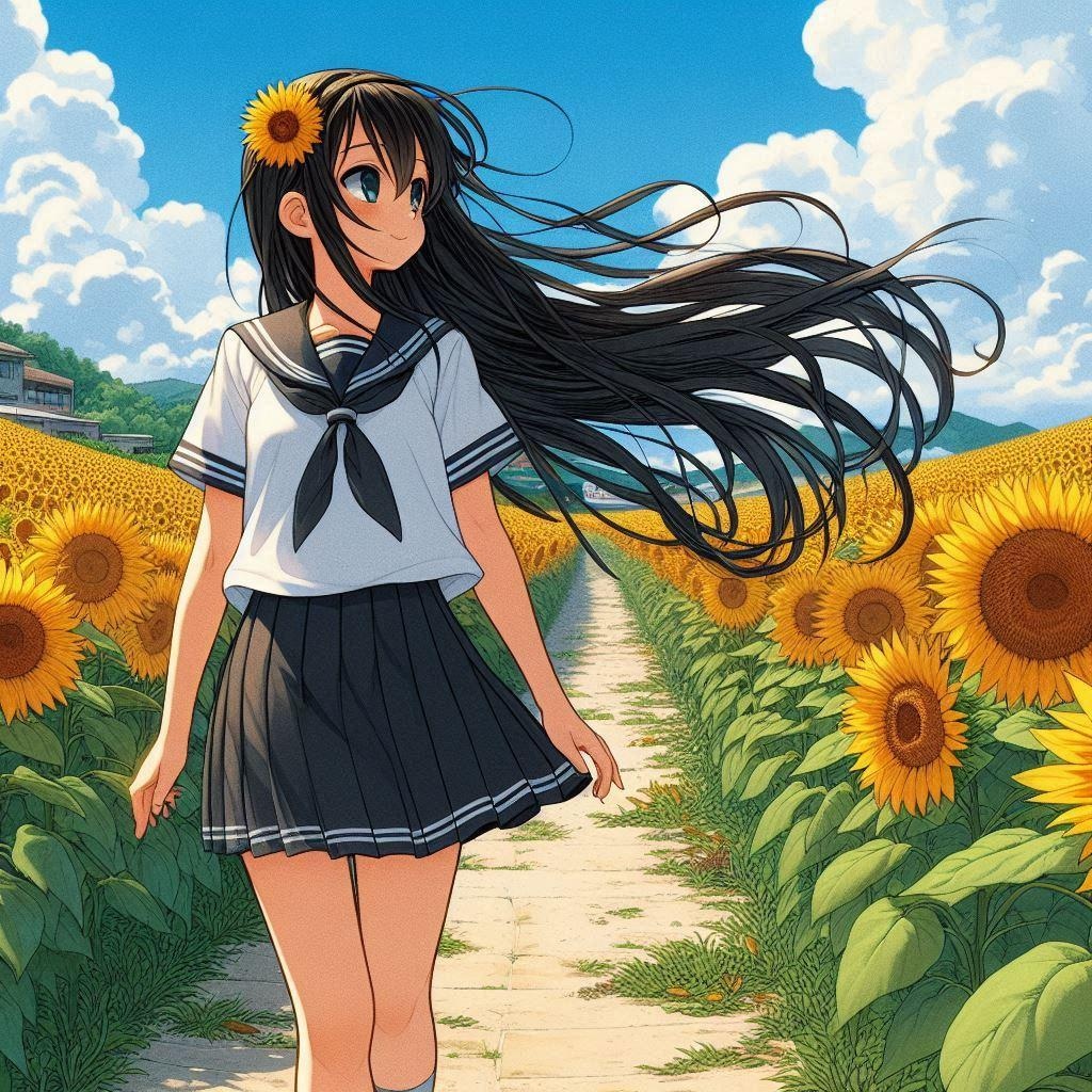 振り返る灼けた線路