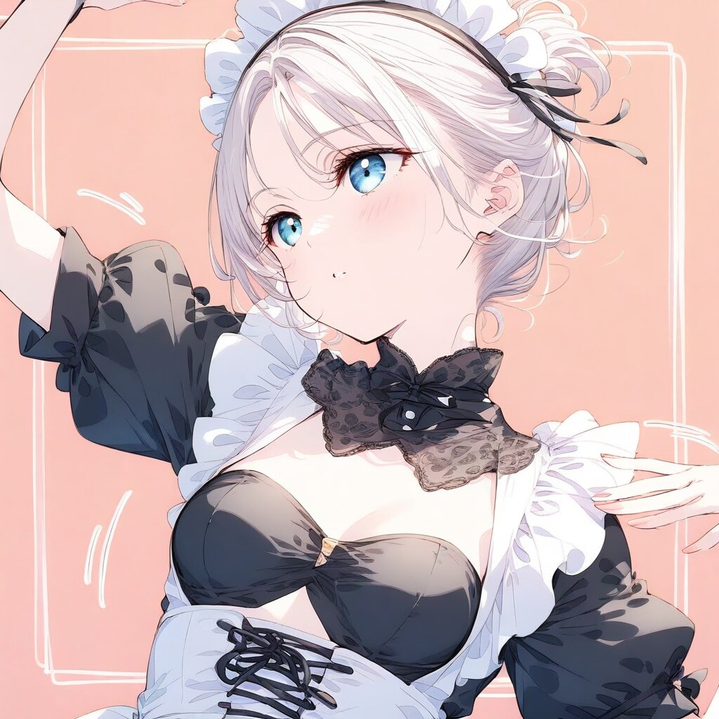 内心のウキウキが止まらずに踊りだすメイドさん