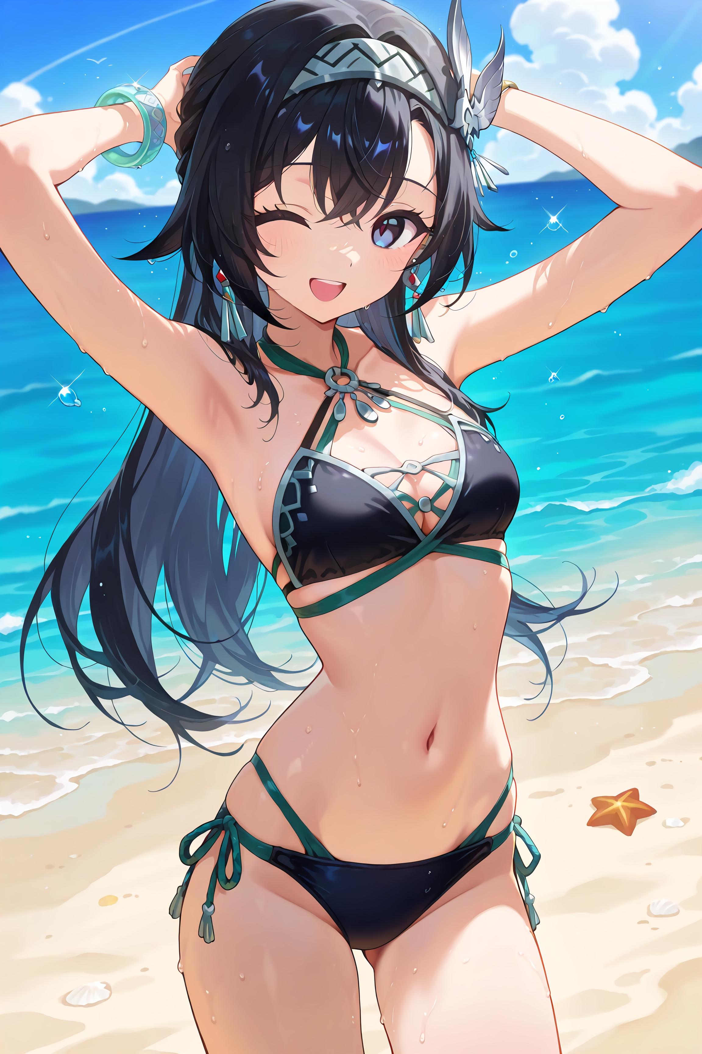 水着藍硯