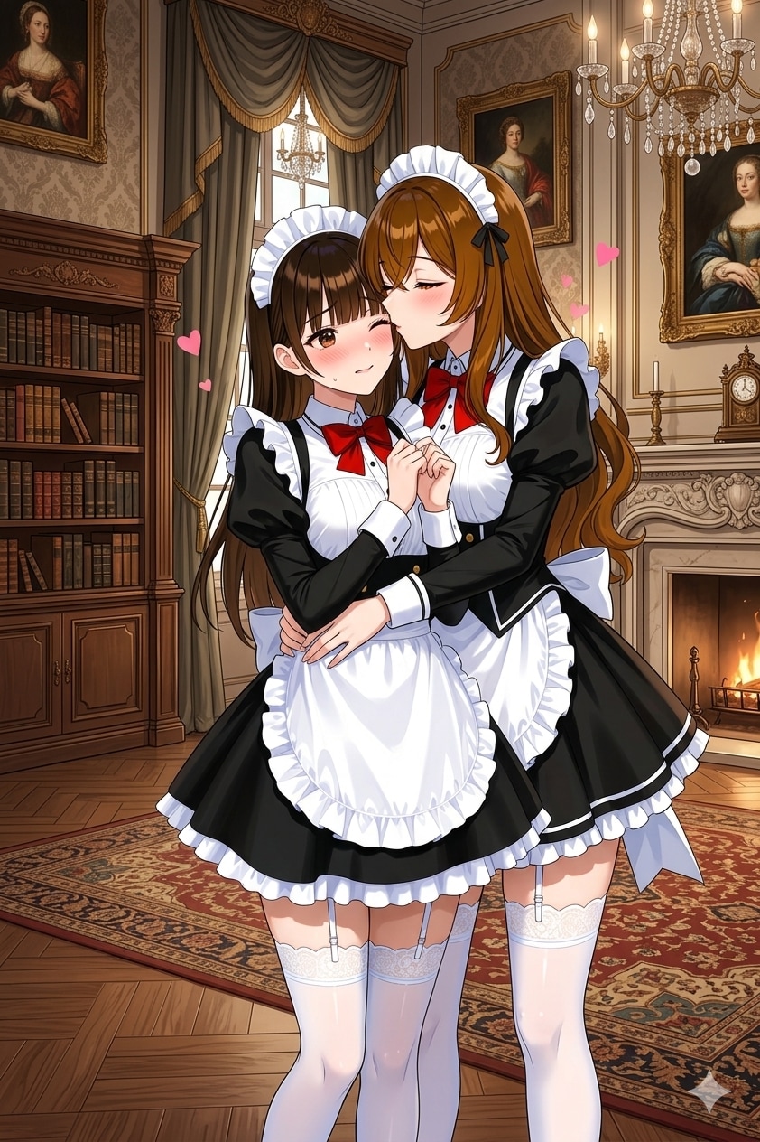 メイドのメグナナ母娘