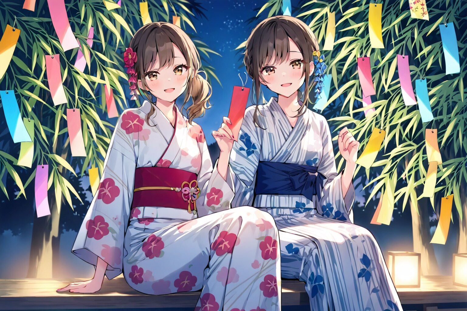 七夕の女の子