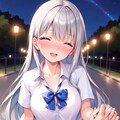 夜中に公園でお散歩 3枚目