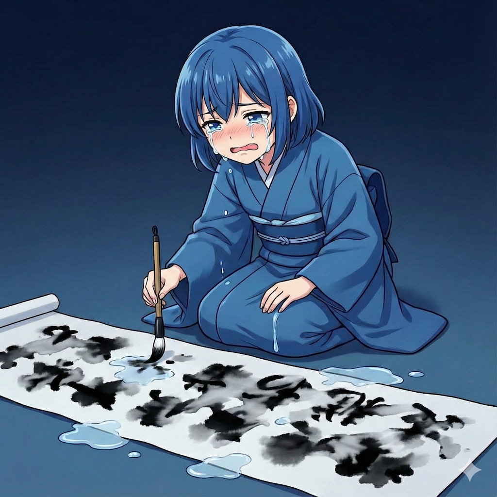 💙彩ちゃんの書き初め