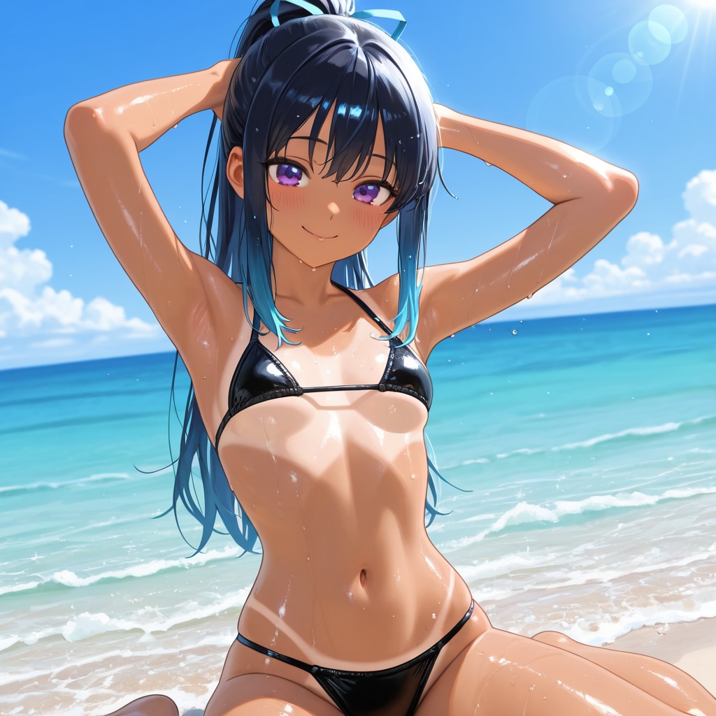 ポニテ女の子