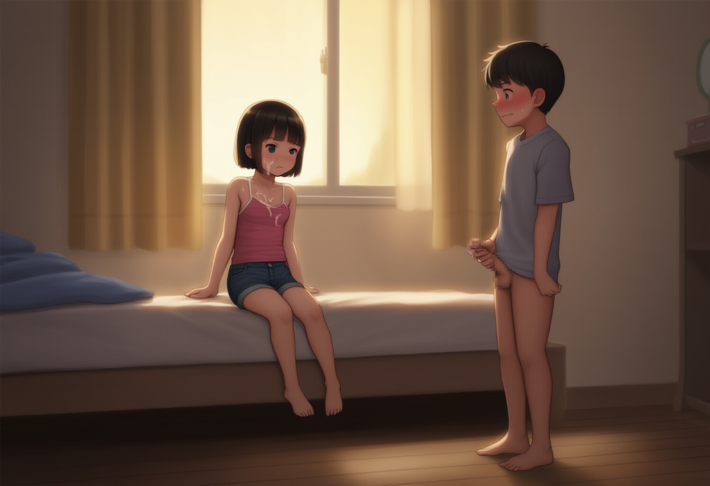 精子ひっかけちゃってごめんなさい…