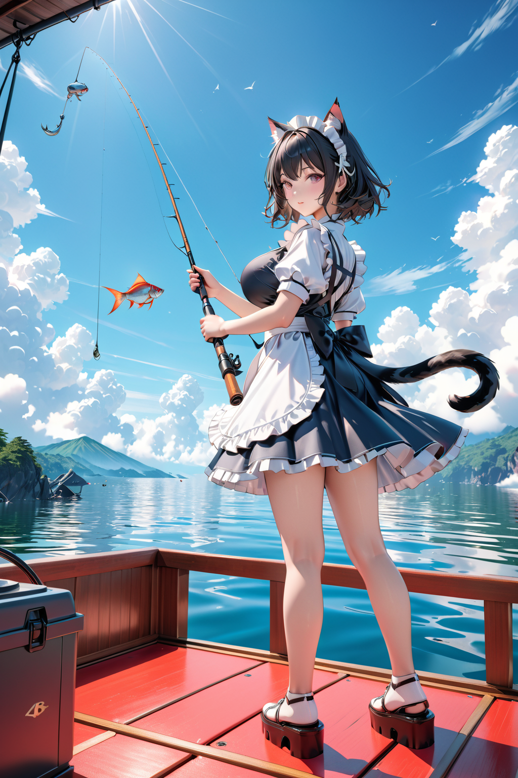 猫娘は機械仕掛けの魚を釣る02