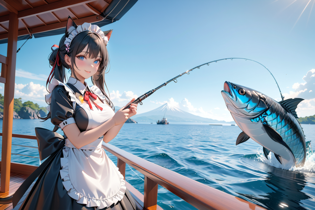 猫娘は機械仕掛けの魚を釣る02