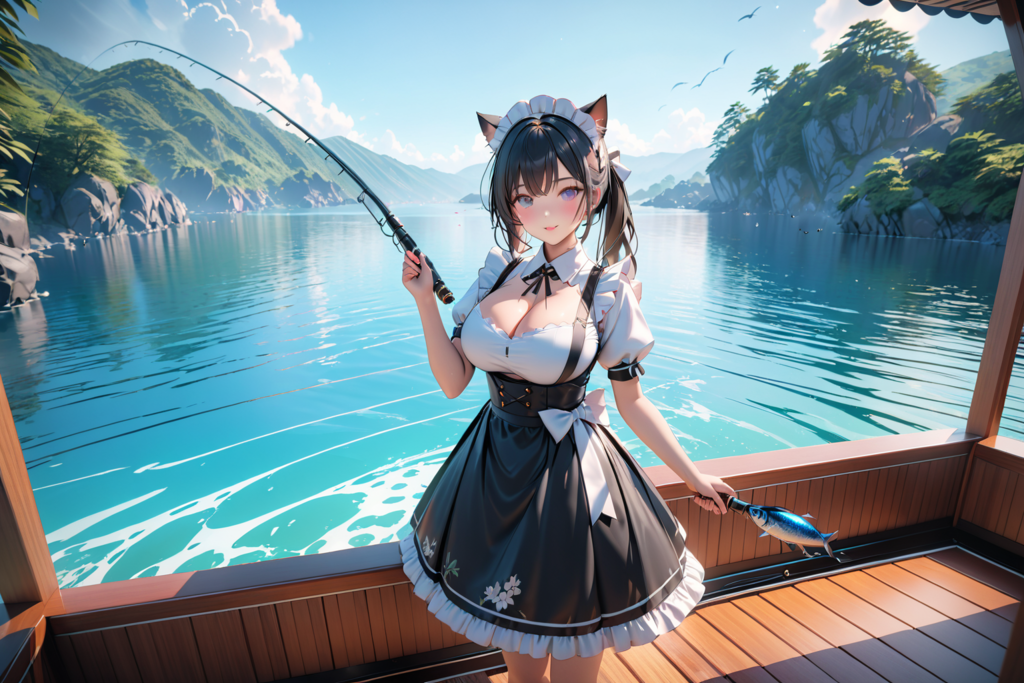 猫娘は機械仕掛けの魚を釣る02