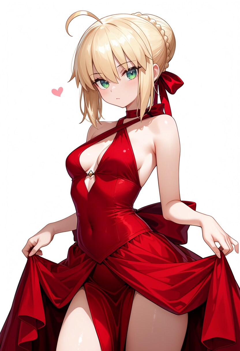 情熱の赤ドレス