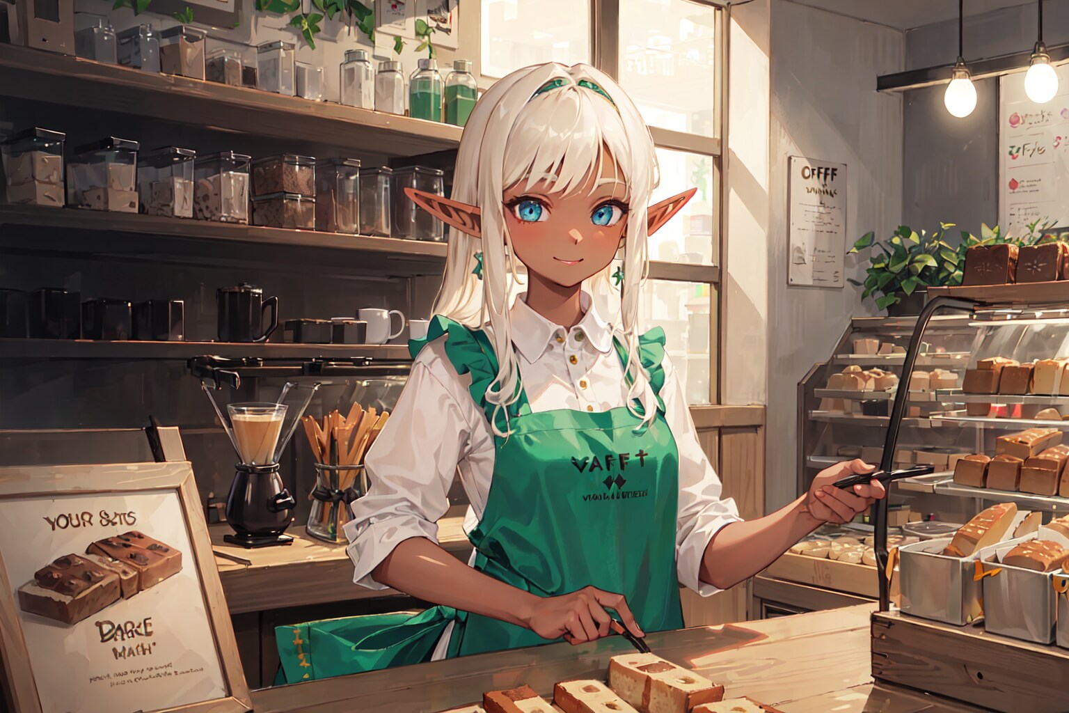 コーヒーショップのエルフ