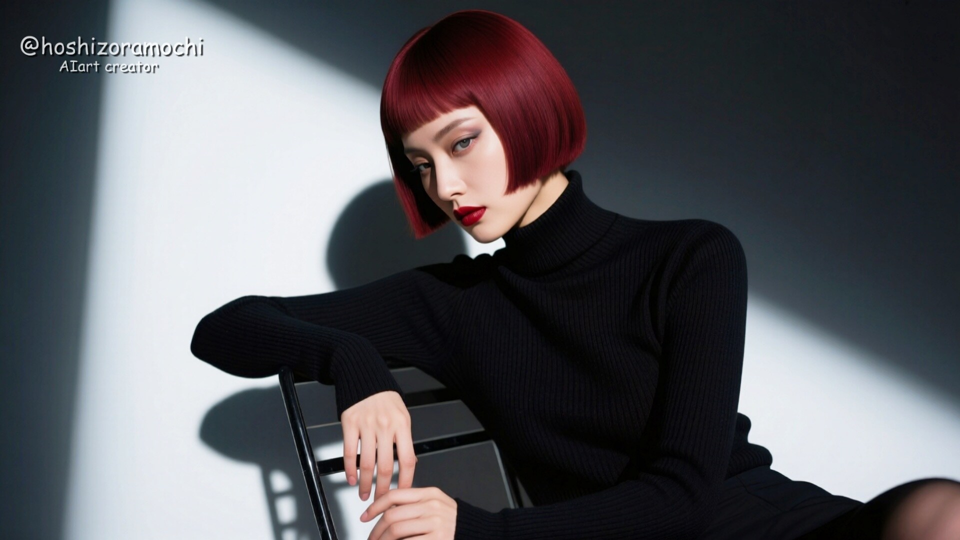 🖤光と影のコントラスト | の人気AIイラスト・グラビア