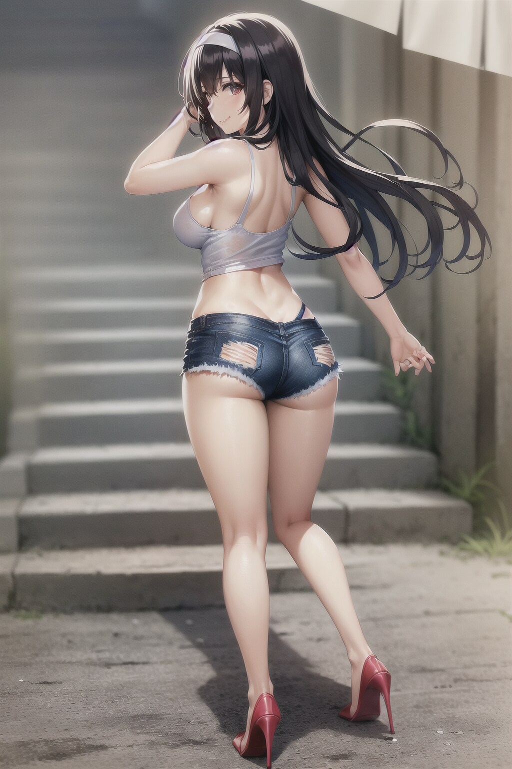 街角の女の子