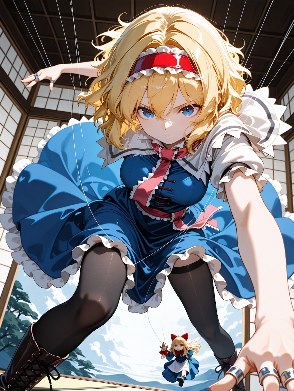 霊夢！今度の服はゴスロリよ！