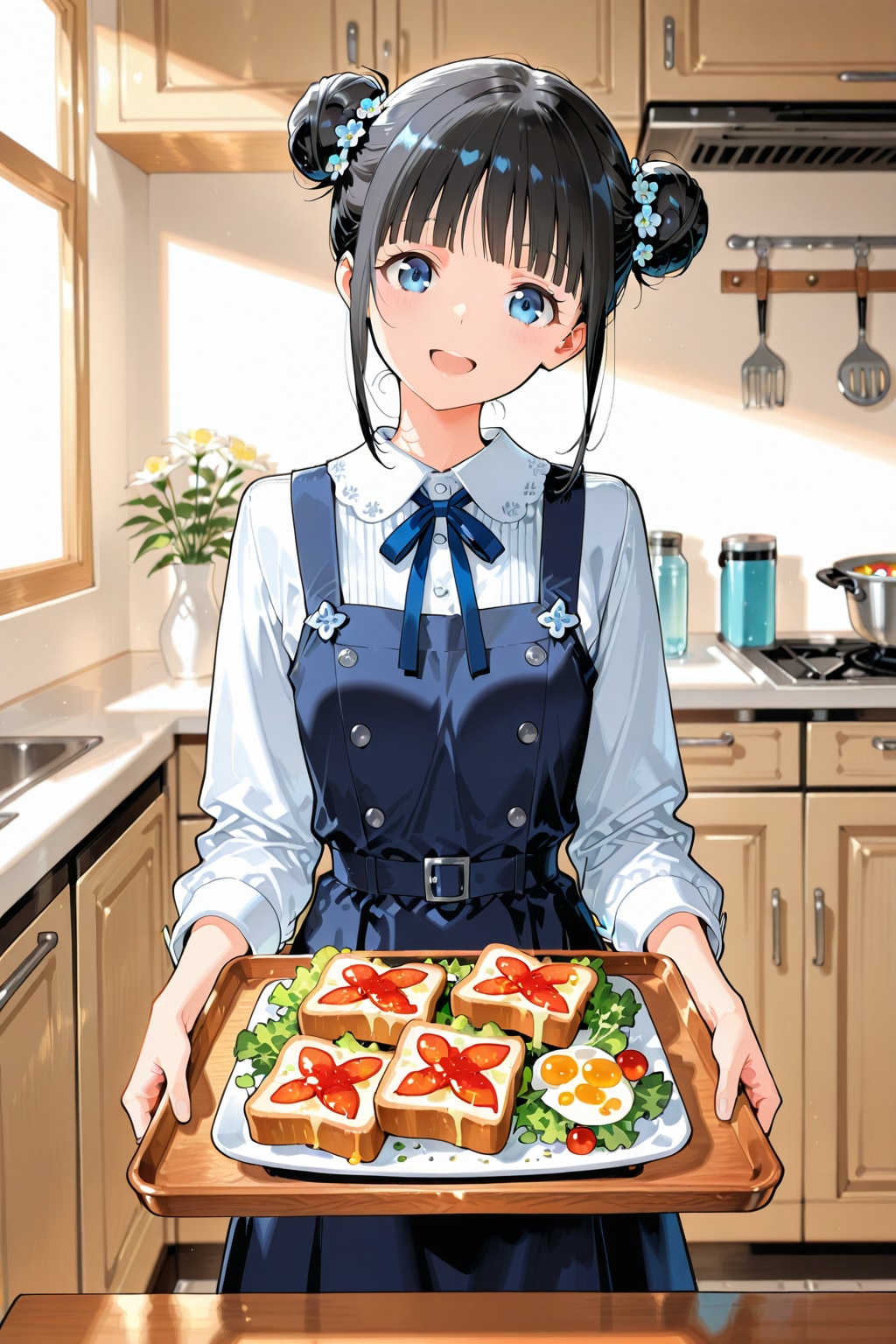 おだんごちゃん🍡✨と朝ごはん🍚✨　4/7