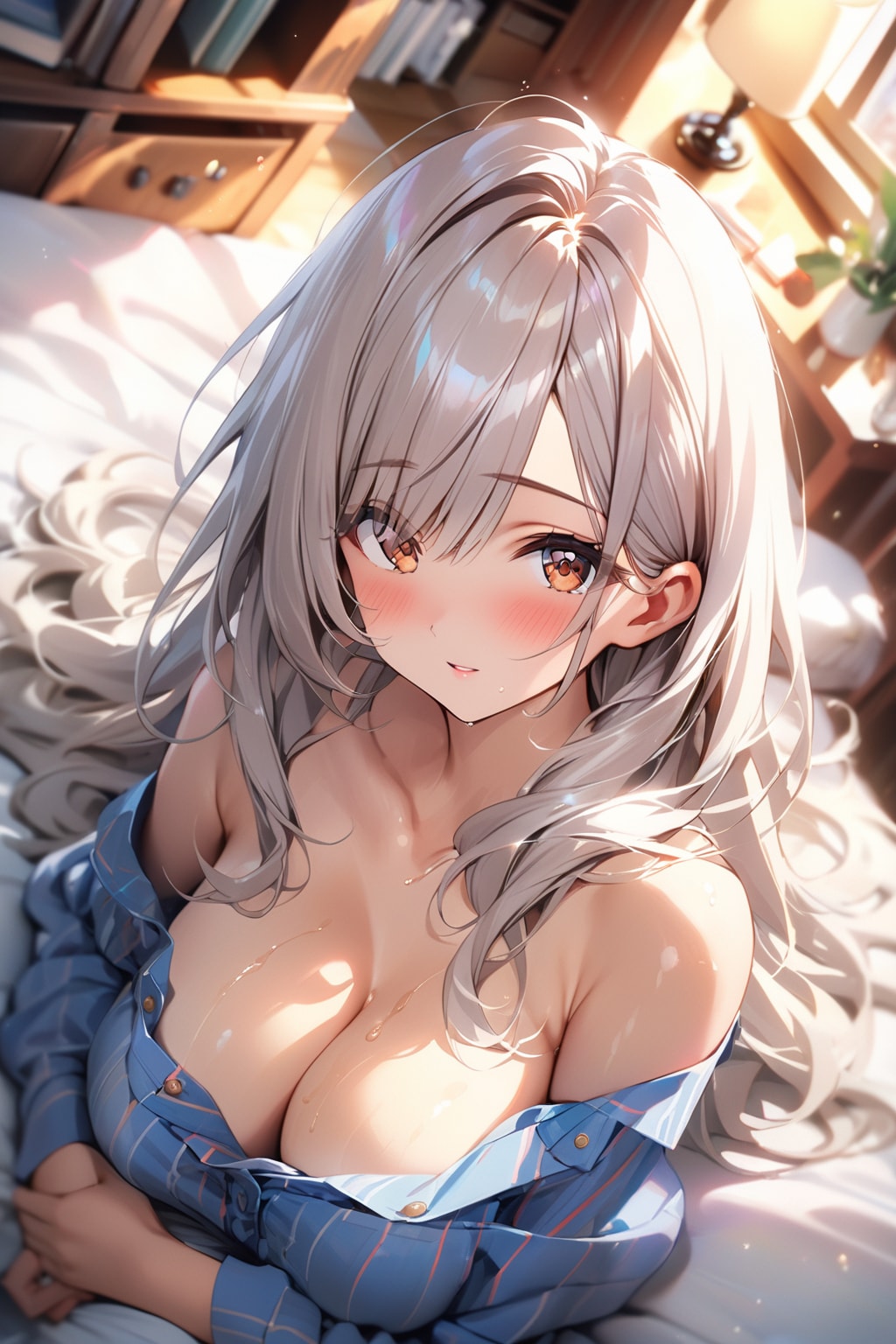 ちょっこと、胸の谷間を強調させてみた( 試作ー画像流用 Ver.02 )