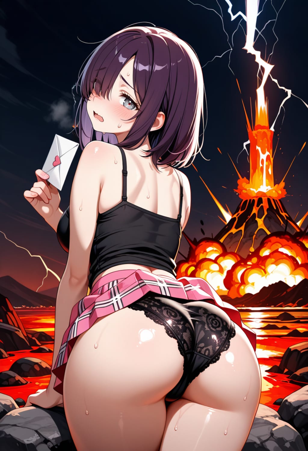 エクストリーム愛の告白とパンチラ
