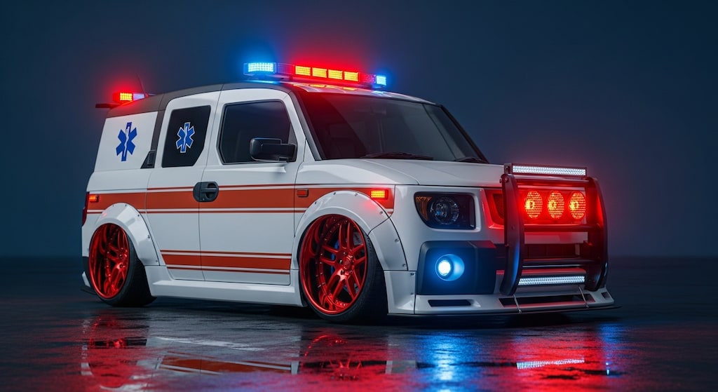 エレメント救急車のドリ車