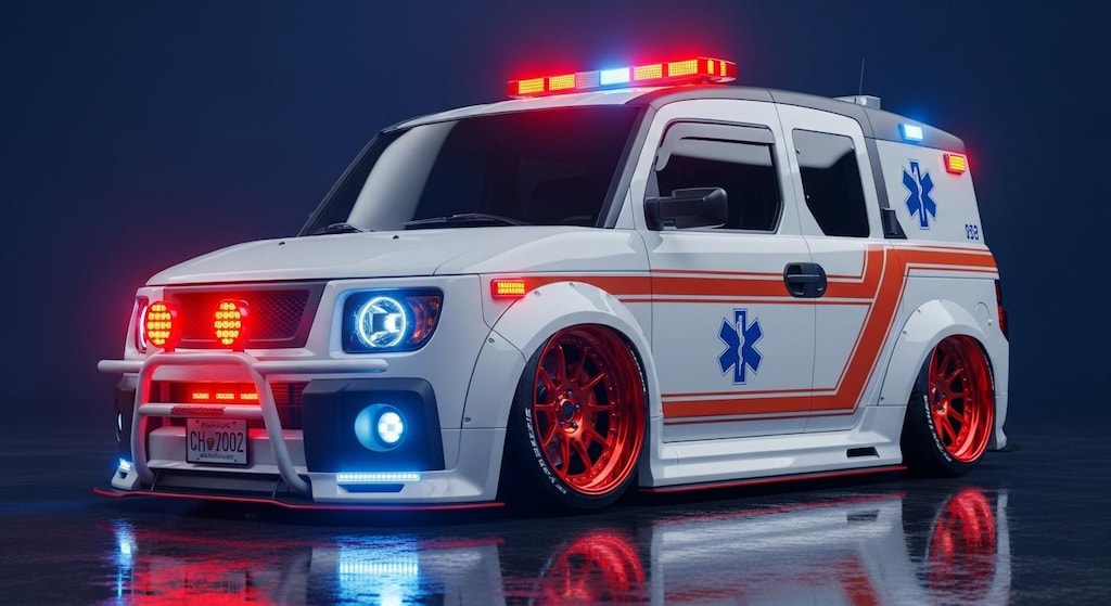 エレメント救急車のドリ車