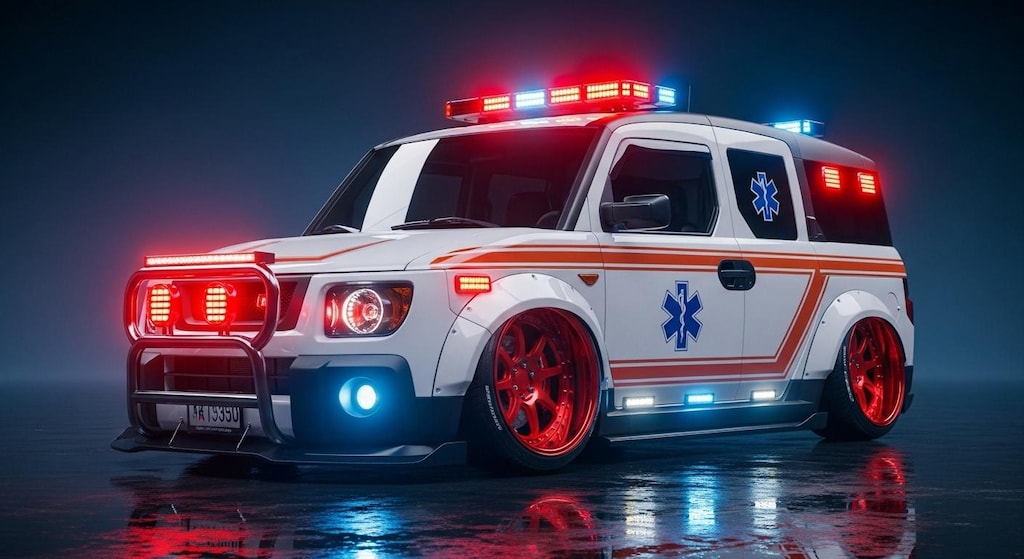 エレメント救急車のドリ車