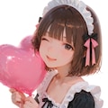 ハートバルーンとメイドさん 4枚目