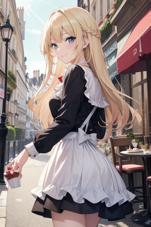 可愛い店員さん　Cute cafe server