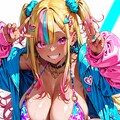 黒ギャルビッチスニーカー 3枚目