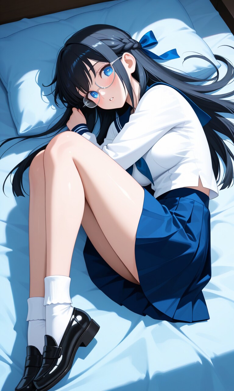 制服、ふくらはぎ