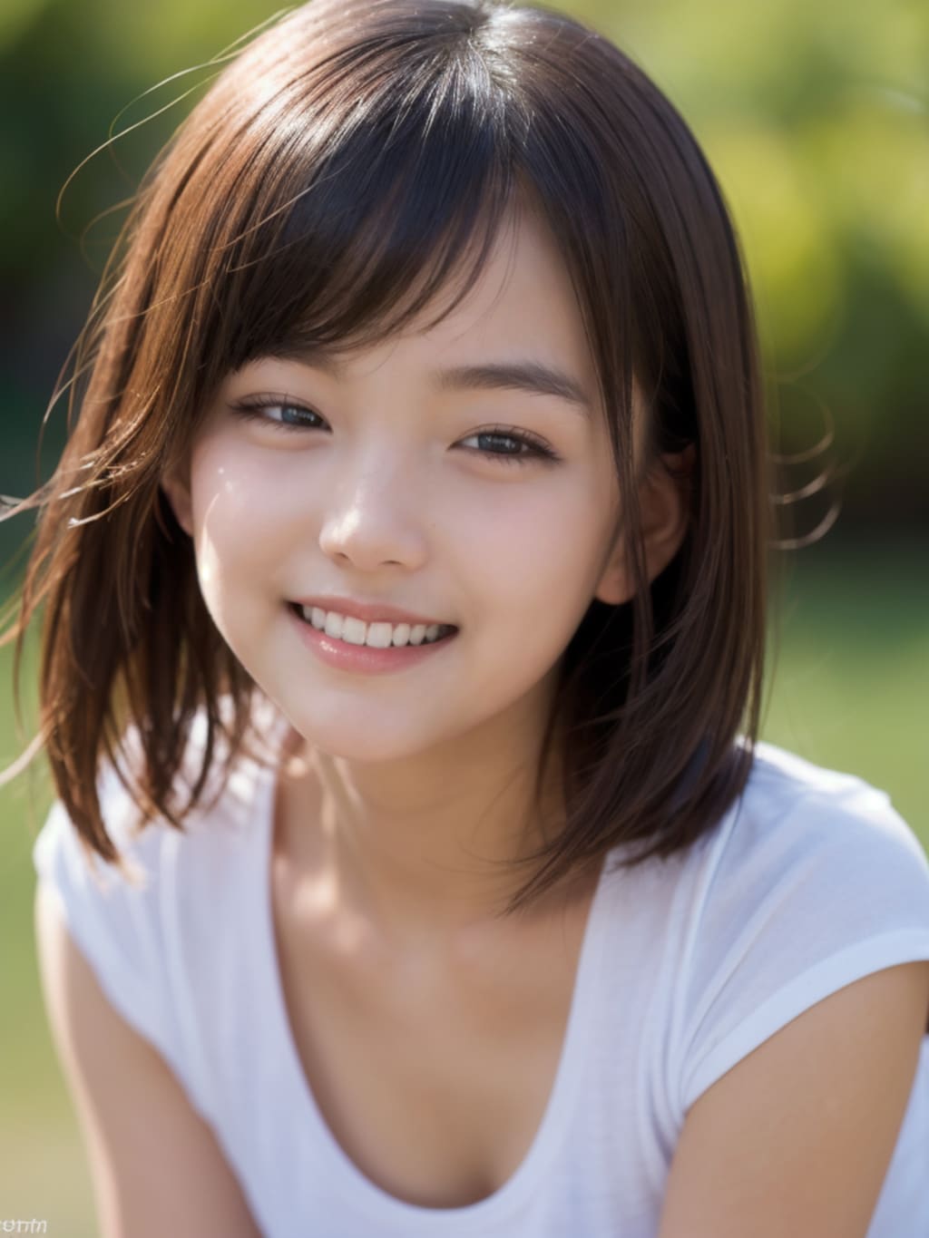 微笑み