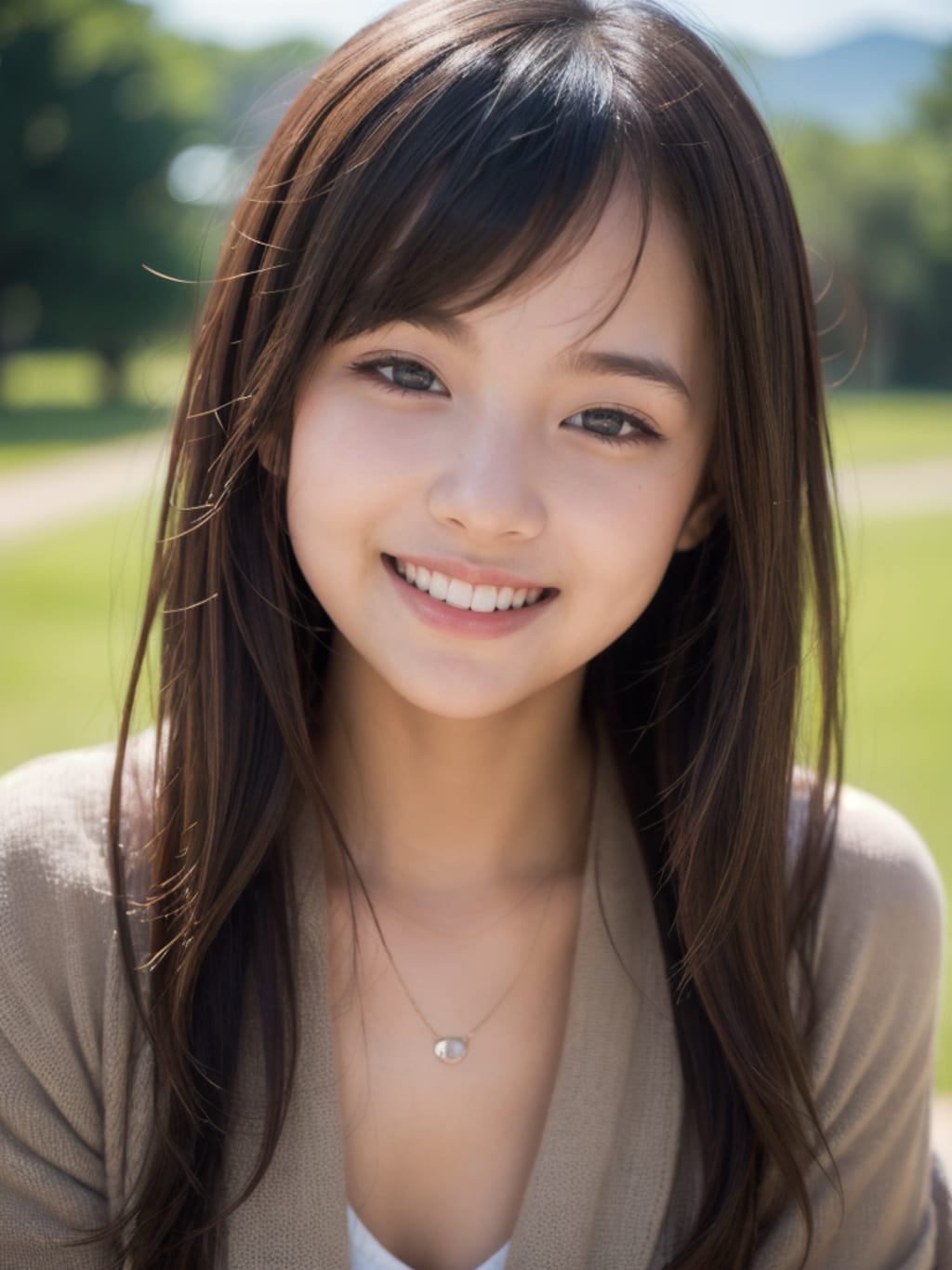 微笑み