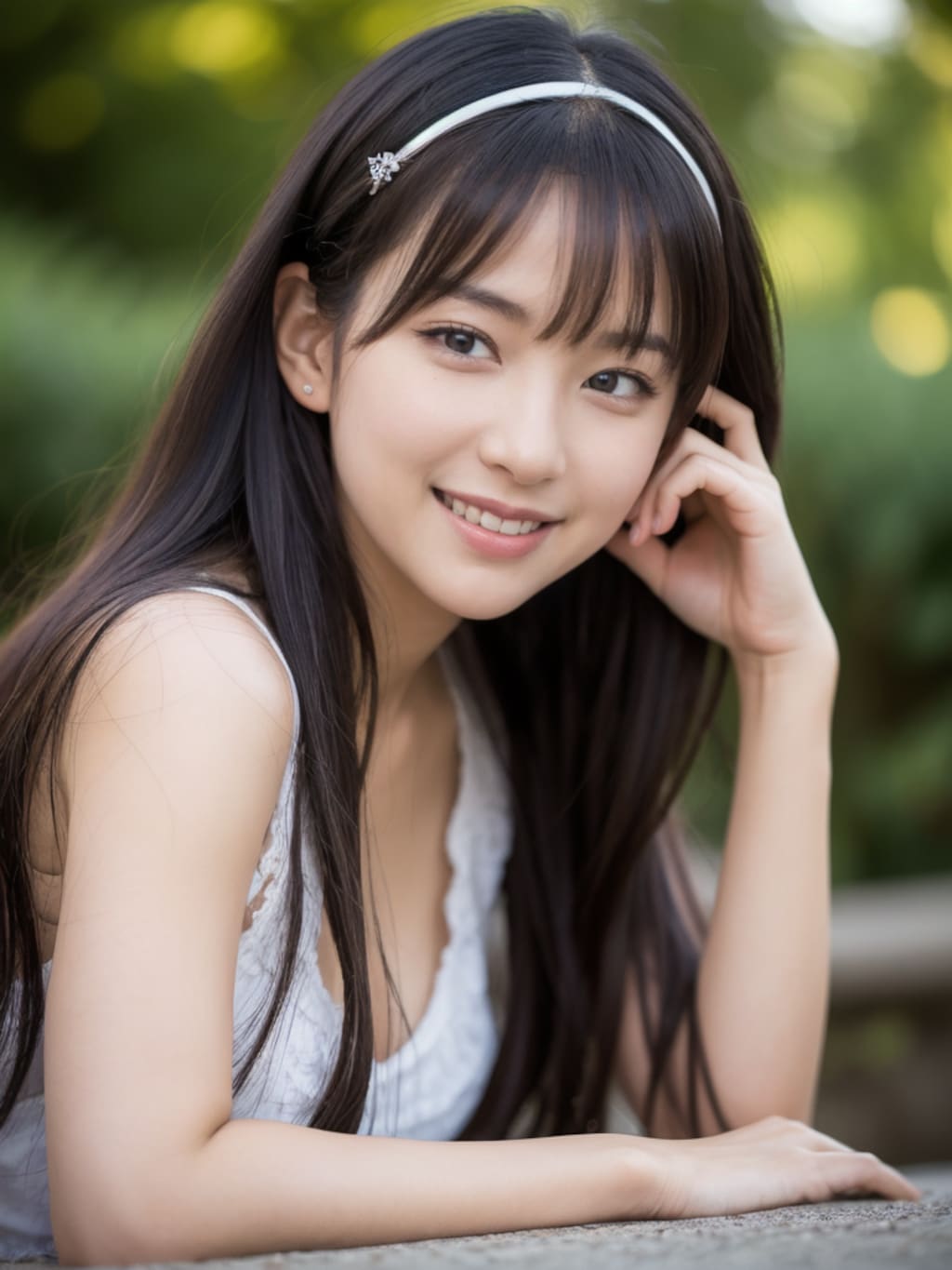 微笑み