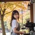 秋の紅葉カフェ 3 3枚目