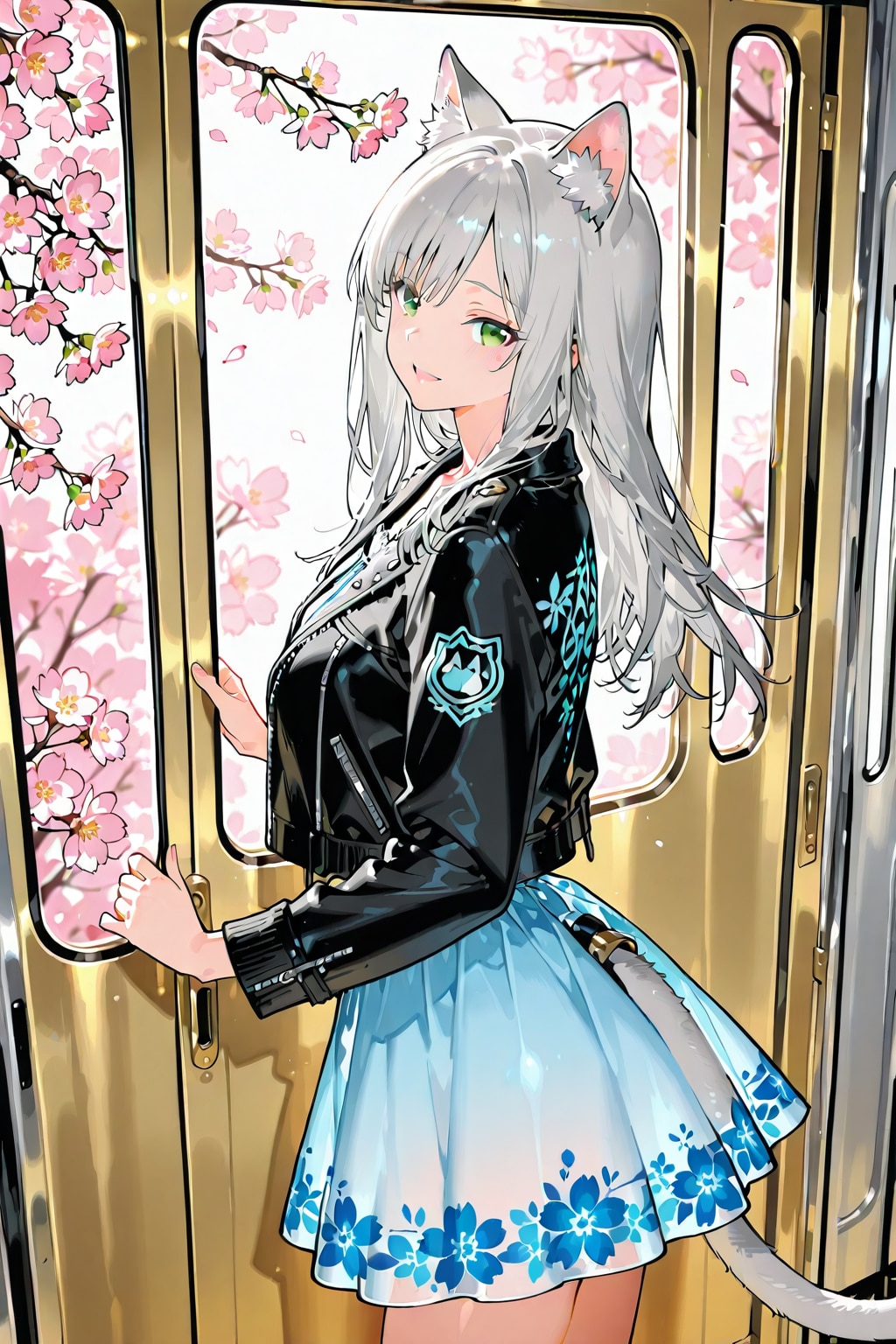 途中下車してお花見しようよ