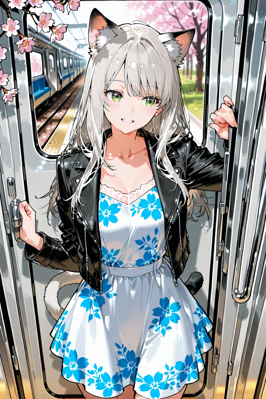 途中下車してお花見しようよ