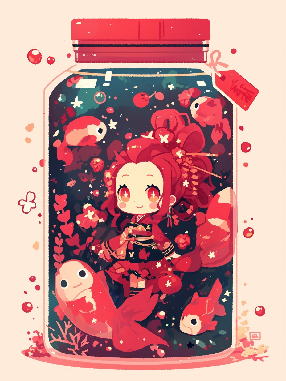 「瓶詰の少女」紅87