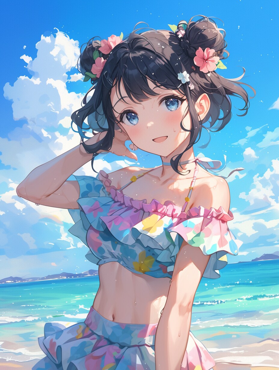 おだんごちゃん🍡✨の夏23 | の人気AIイラスト・グラビア
