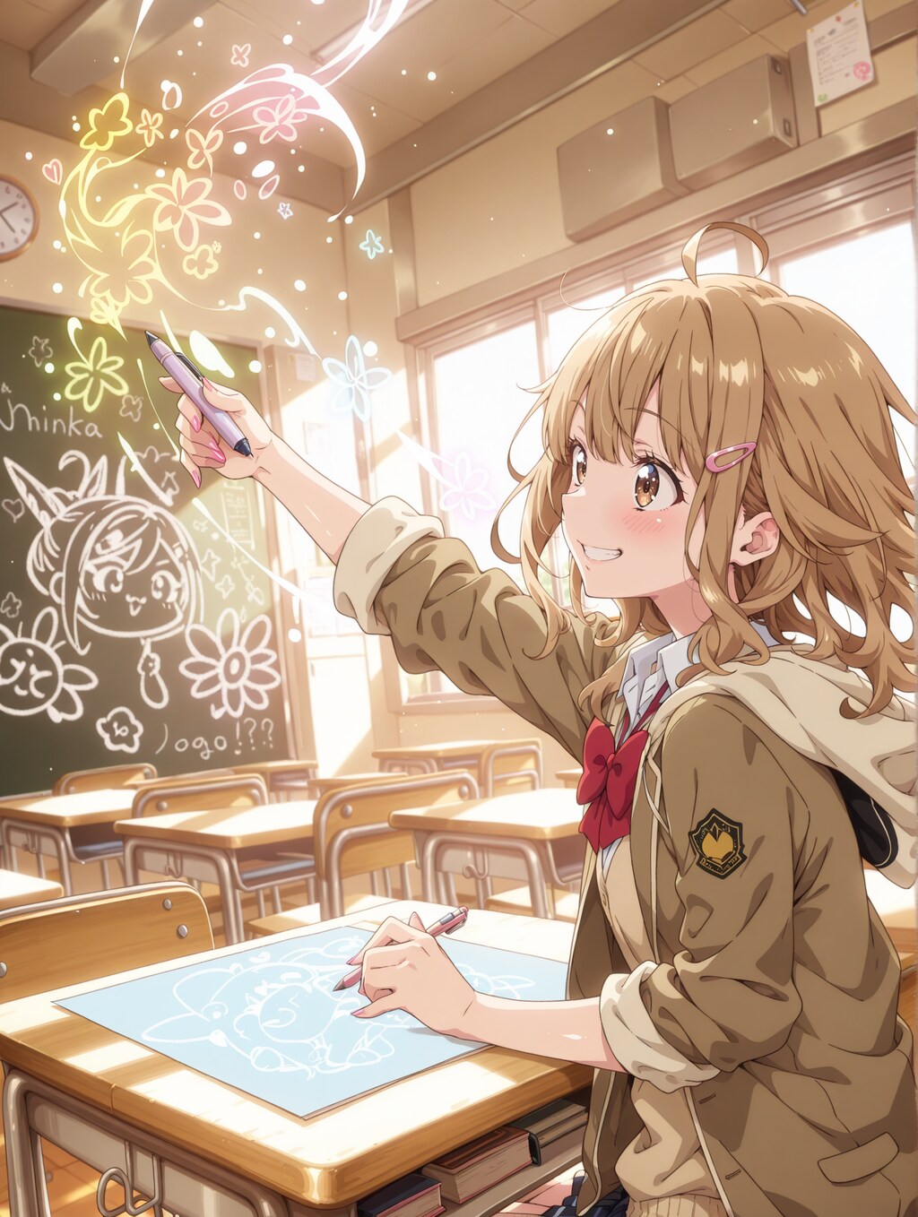 飛び出すイラスト