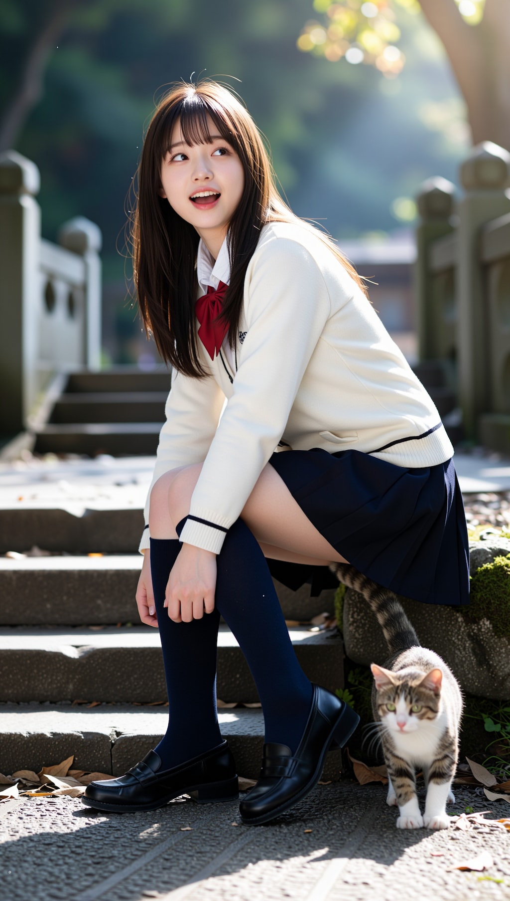 神社×女子校生