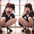 ロリィタ少女のうんち×２ 4枚目