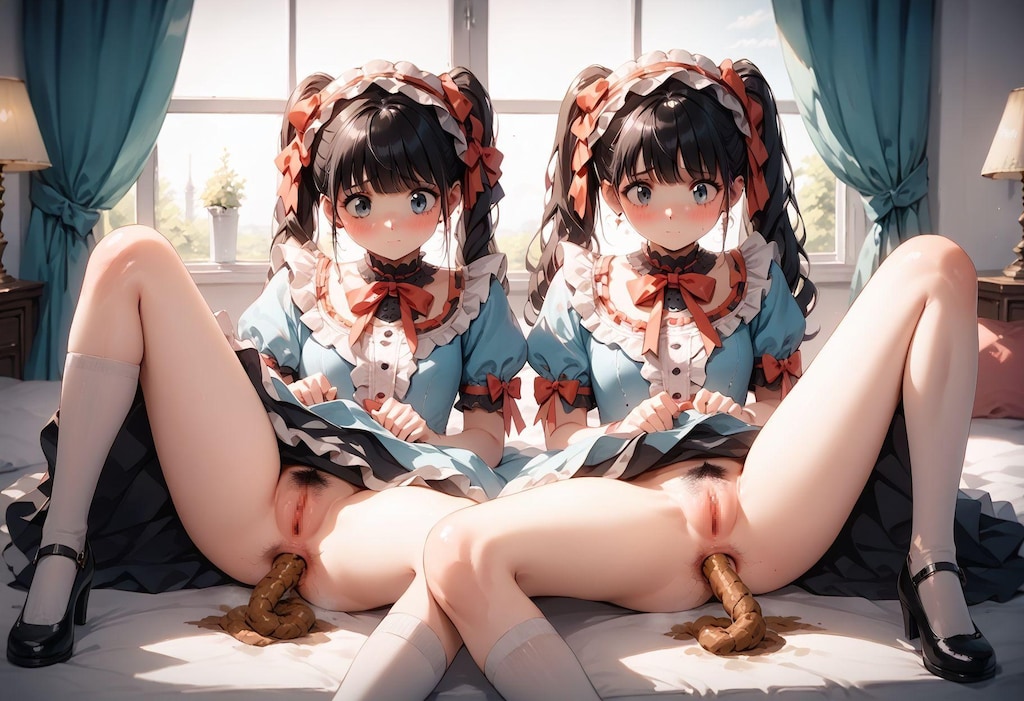 ロリィタ少女のうんち×２