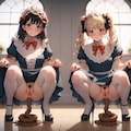 ロリィタ少女のうんち×２ 3枚目