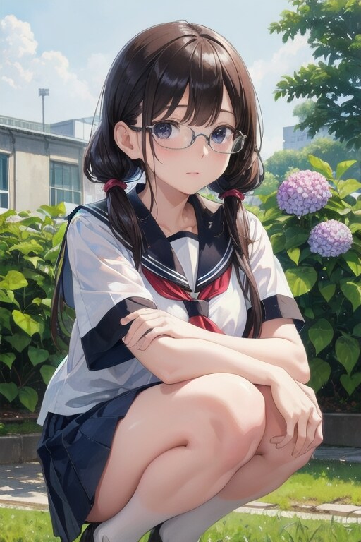 ツインテ女子高生