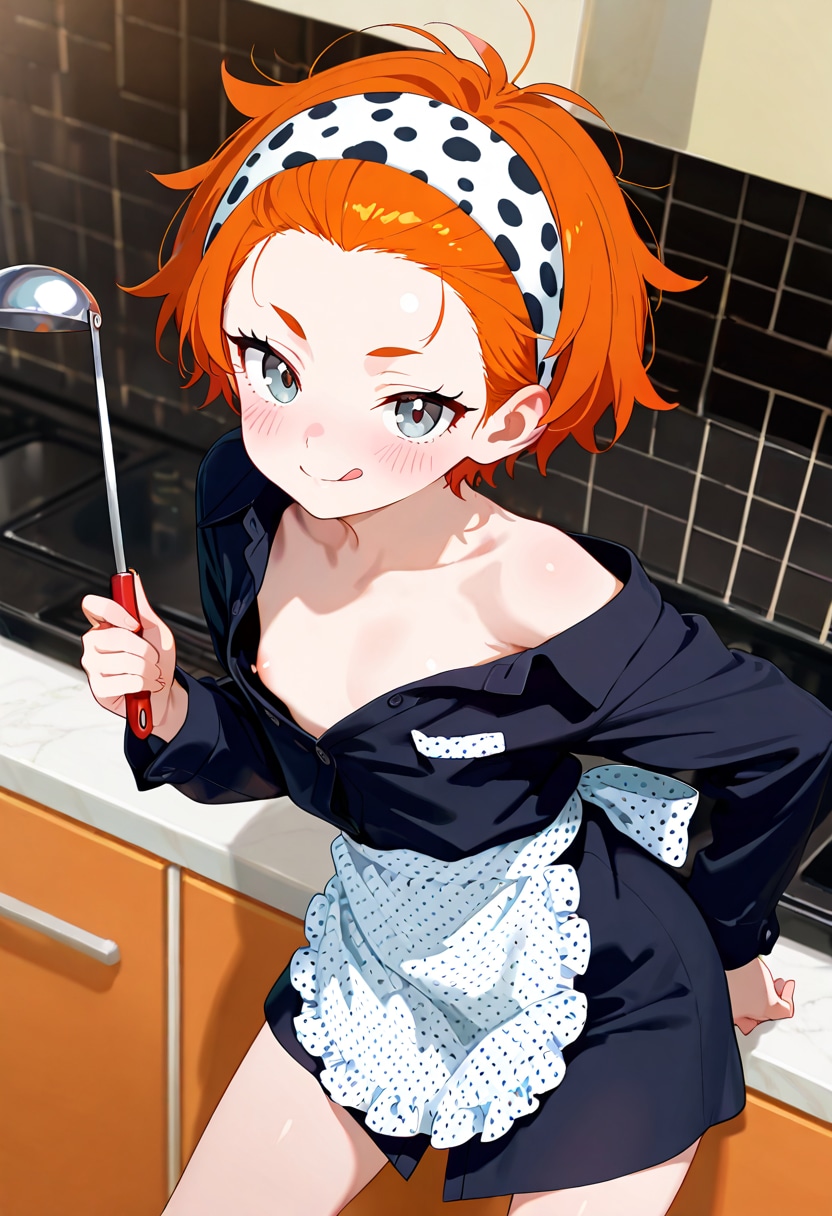 エプロン新調しました♥④