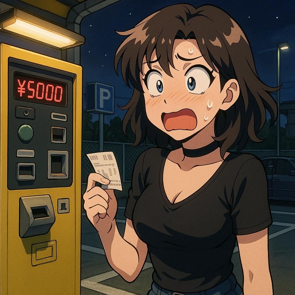 駐車料金超過ぁ～