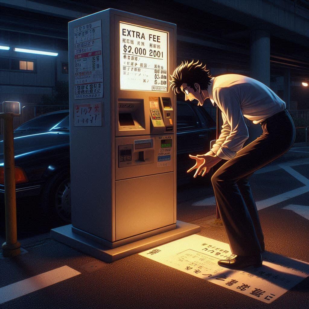 駐車料金超過ぁ～