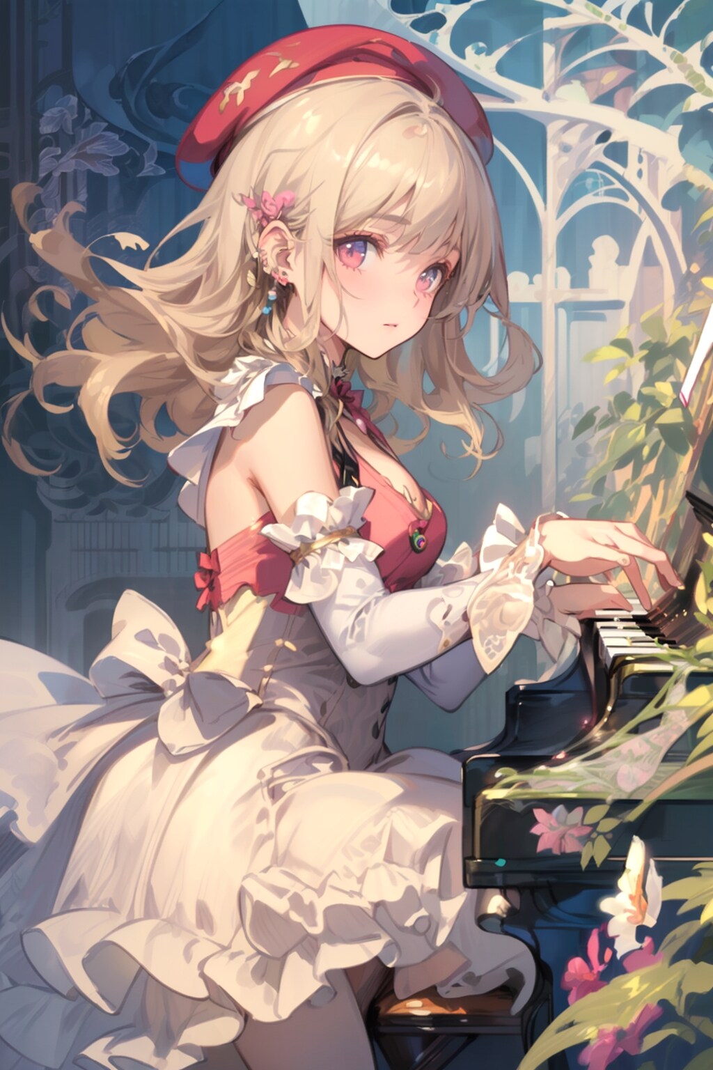 ピアノ | の人気AIイラスト・グラビア