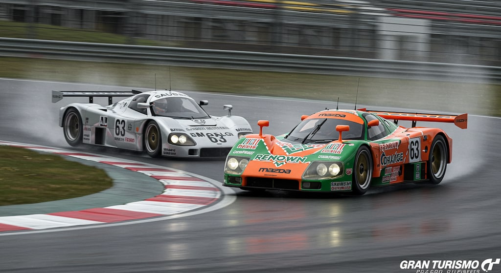 マツダ787Bレーシングカー